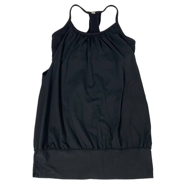 Lululemon Lot of 2 Tank Tops Black No Limits Tank & Run Energy Tank Gym Size 4-6 - Picture 2 of 10